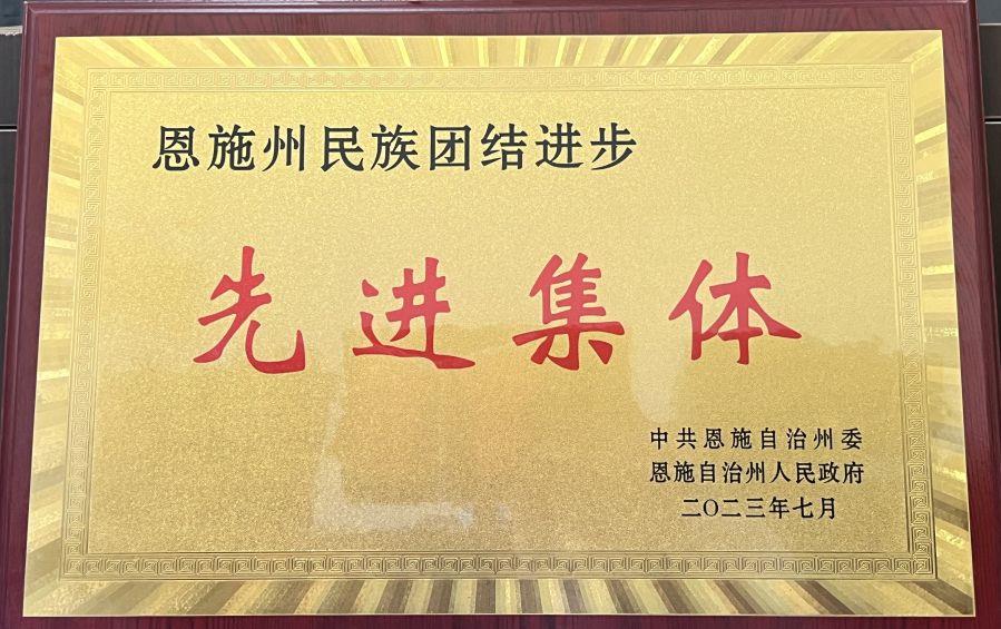 “恩施州民族團結先進集體”稱號 “恩施州民族團結先進集體”稱號